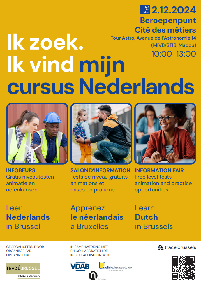 flyer infobeurs Leer Nederlands